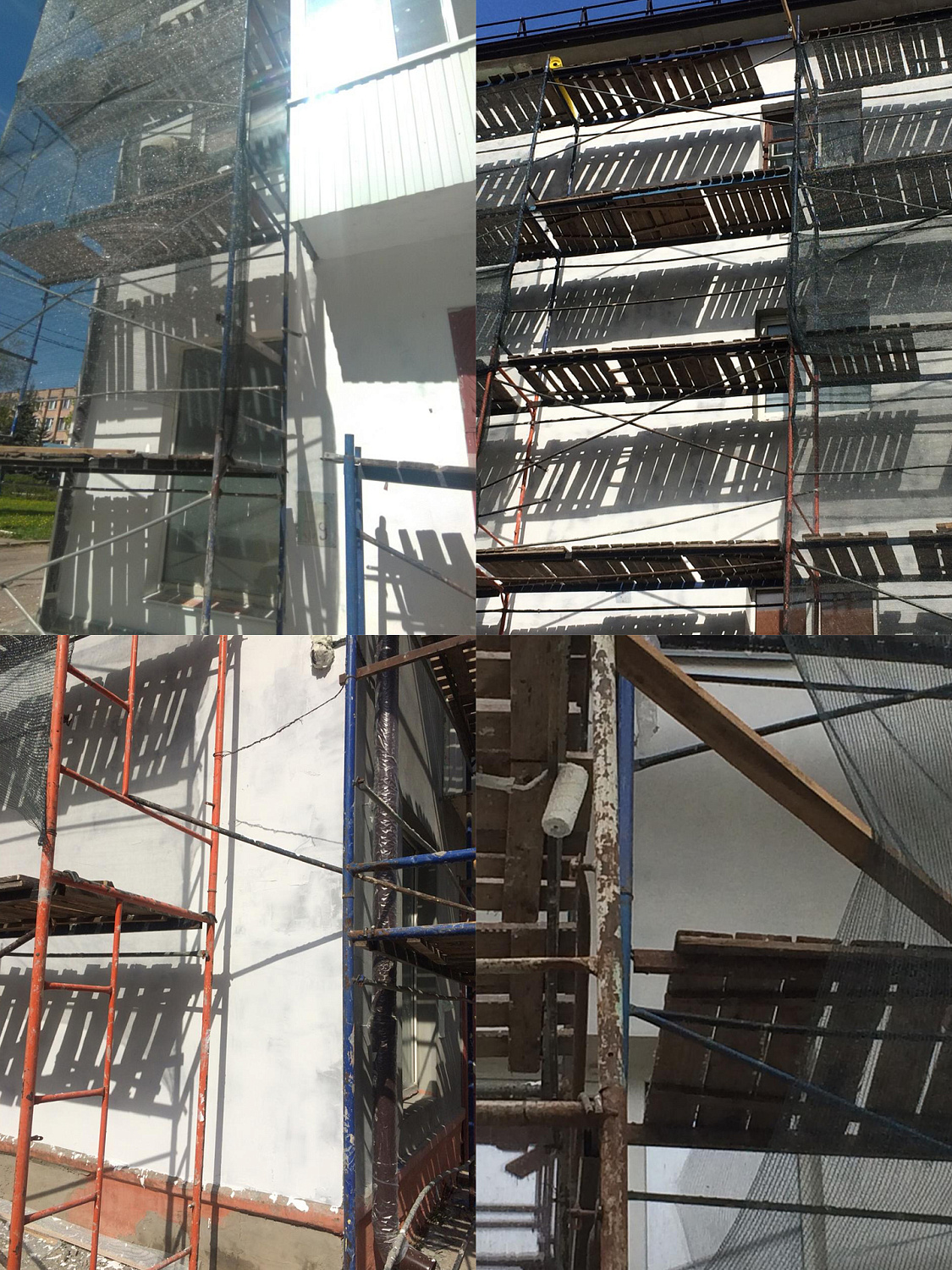 Bronya Facade NF in the overhaul of a residential building, Smolensk (photo)