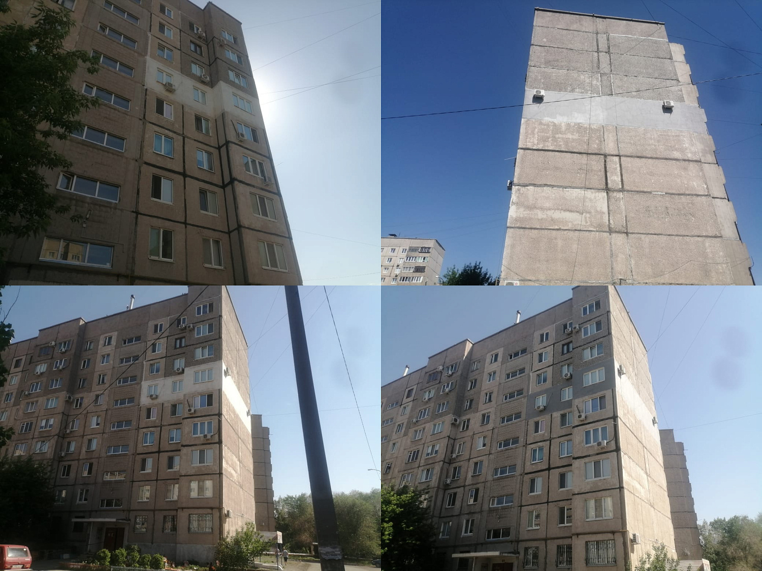 Броня Фасад при теплоизоляции стены многоквартирного дома г. Орск, Оренбургская обл.