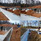 Bronya Facade, Light and Aquablok during the construction of a cottage village in Poland. (photo + video)