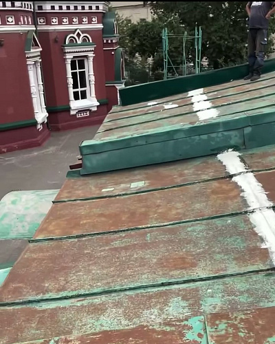 Roof Waterproofing of the Church of the Kazan Icon of the Mother of God with "Bronya Prism" and "Bronya AquaBlock Expert" in Volgograd! (photos, video)
