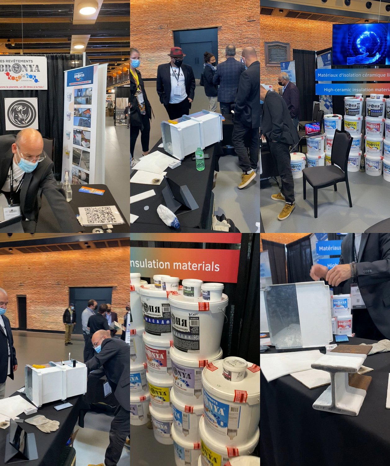 Bronya at the largest construction exhibition "Contech" in Quebec, Canada