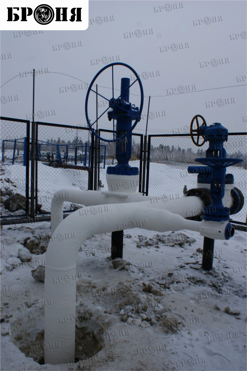 Ноябрьск, изоляция узлов нефтепровода ОАО "Газпромнефть-ННГ"