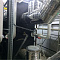 Moscow, pipeline of the autonomous boiler plant at the production base of JSC "MOSGAZ"