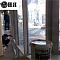 Липецк, металлическая конструкция витража торгового центра