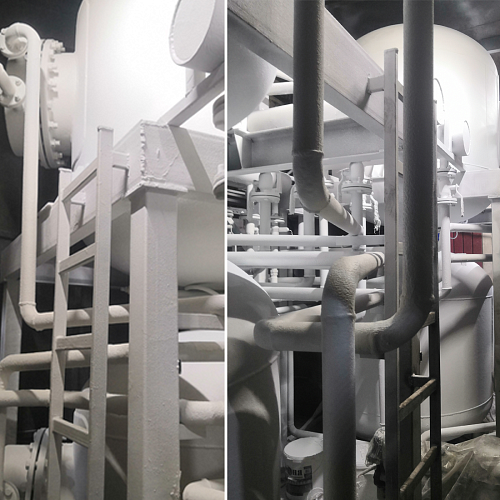 "BRONYA" Classic on thermal nodes and all metal elements of one of the enterprises of Lipetsk (photo, video)