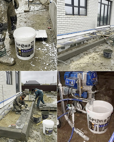 "Bronya Facade" for Plinth Insulation with Ultra-Thin Thermal Insulation, Volgograd (photos/video)