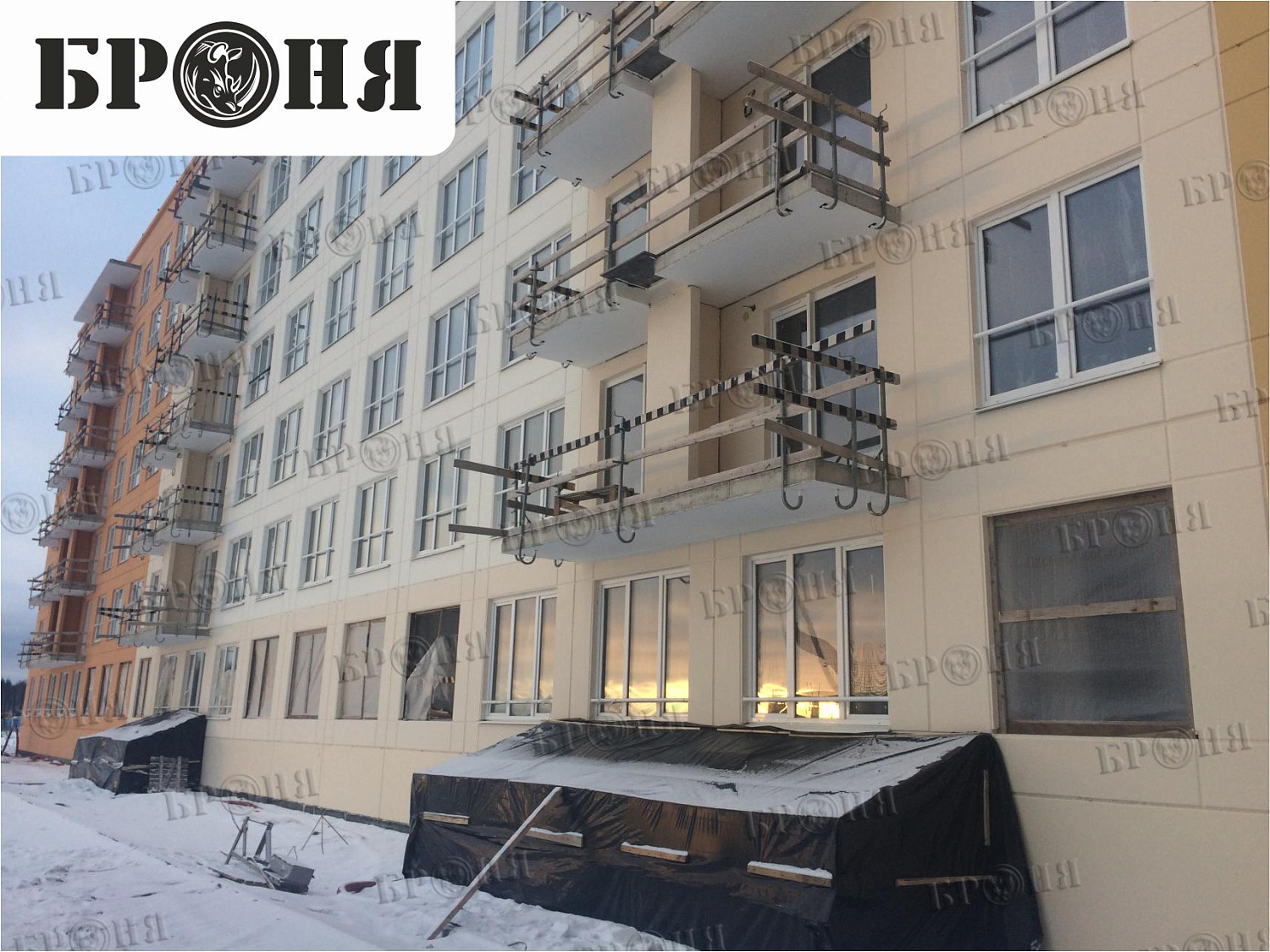 Санкт-Петербург, утепление фасада и лоджий