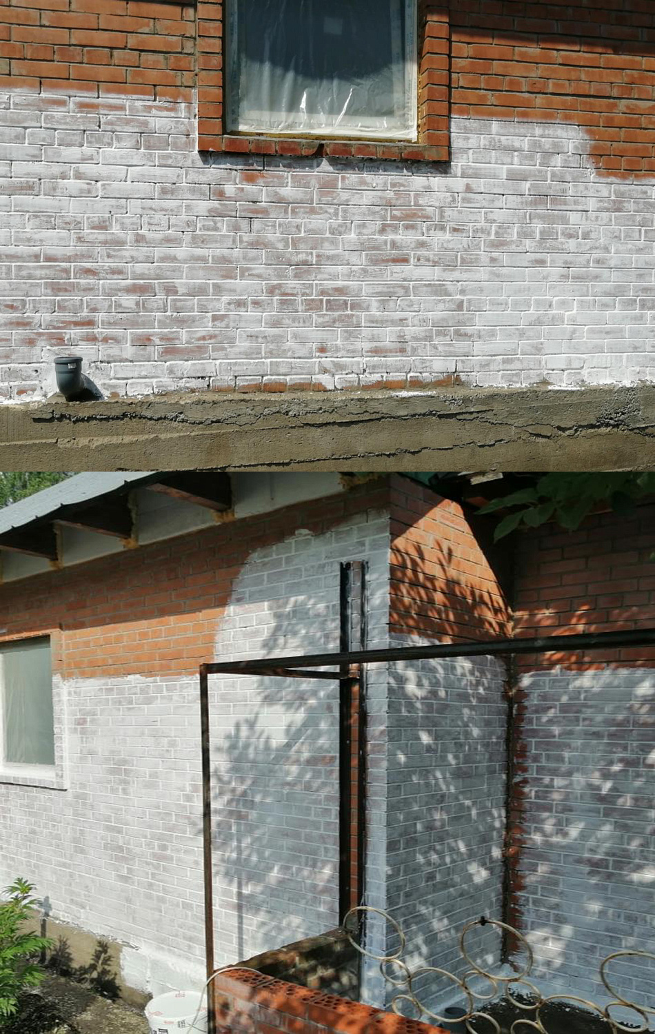 Conclusion on thermal conductivity 0.001 Bronya on the facade of a private house in Zelenogorsk (photo)