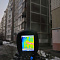 Thermal imaging measurements of Bronya Facade and confirmation of the effectiveness in the overhaul based on the temperature difference "before and after". Kostroma (photo)