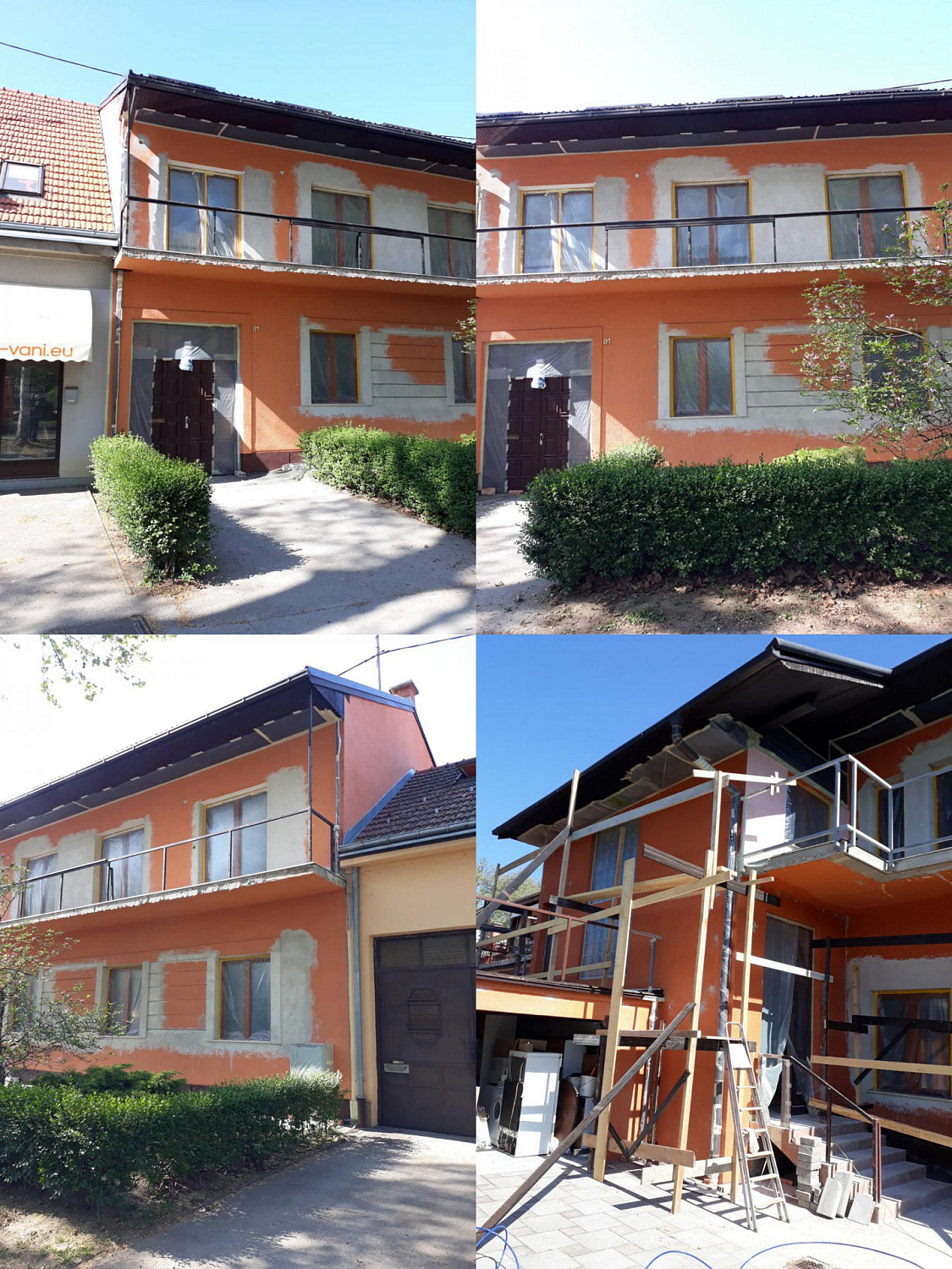 Bronya Facade with thermal insulation of a mansion, Croatia, Karlovac