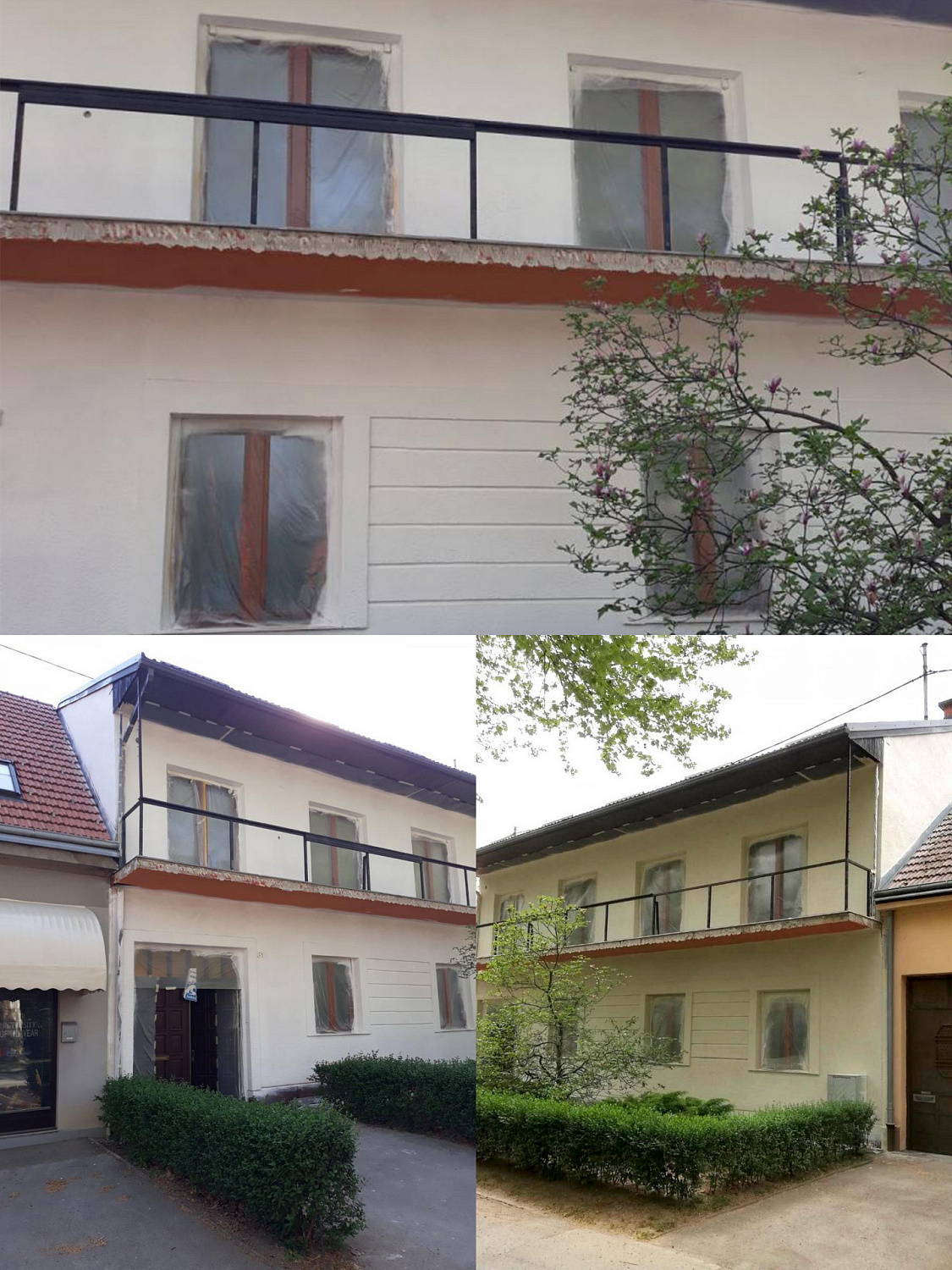 Bronya Facade with thermal insulation of a mansion, Croatia, Karlovac