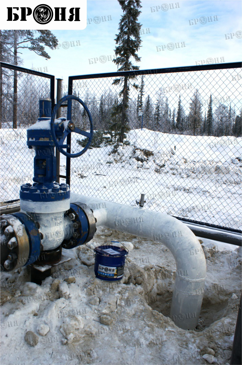 Ноябрьск, изоляция узлов нефтепровода ОАО "Газпромнефть-ННГ"
