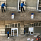 Thermal insulation Bronya for thermal insulation of the wall of the retail premises in the village. Rich, Samara region