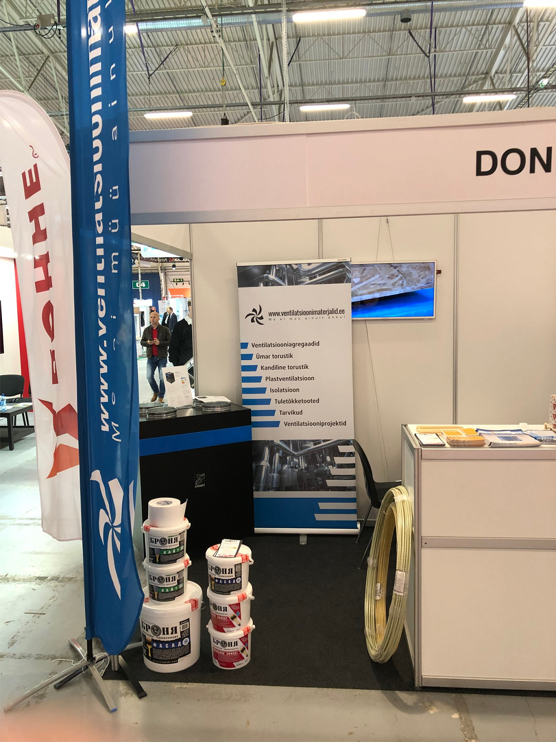 Теплоизоляция Броня на международной выставке строительства Estbuild 2019, Таллин, Эстония