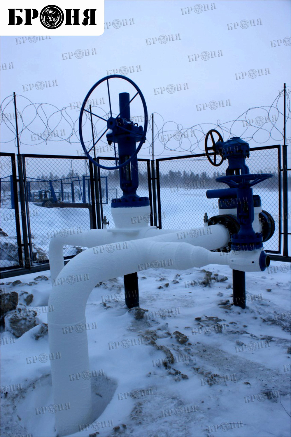 Ноябрьск, изоляция узлов нефтепровода ОАО "Газпромнефть-ННГ"