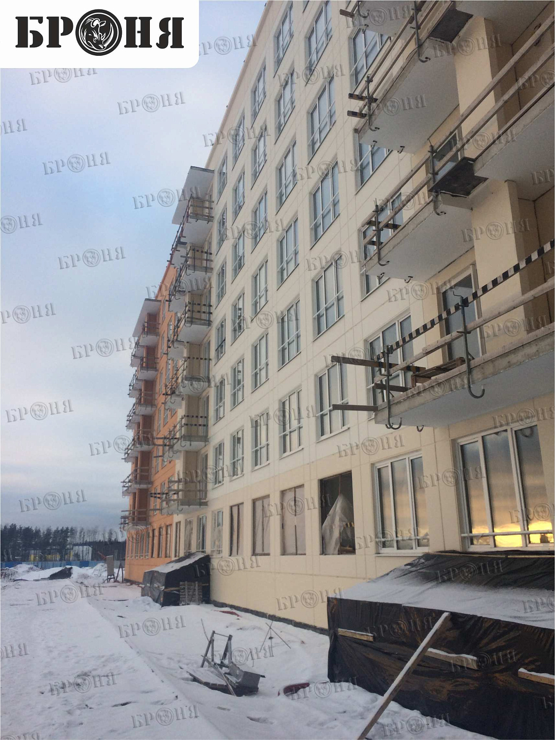 Санкт-Петербург, утепление фасада и лоджий