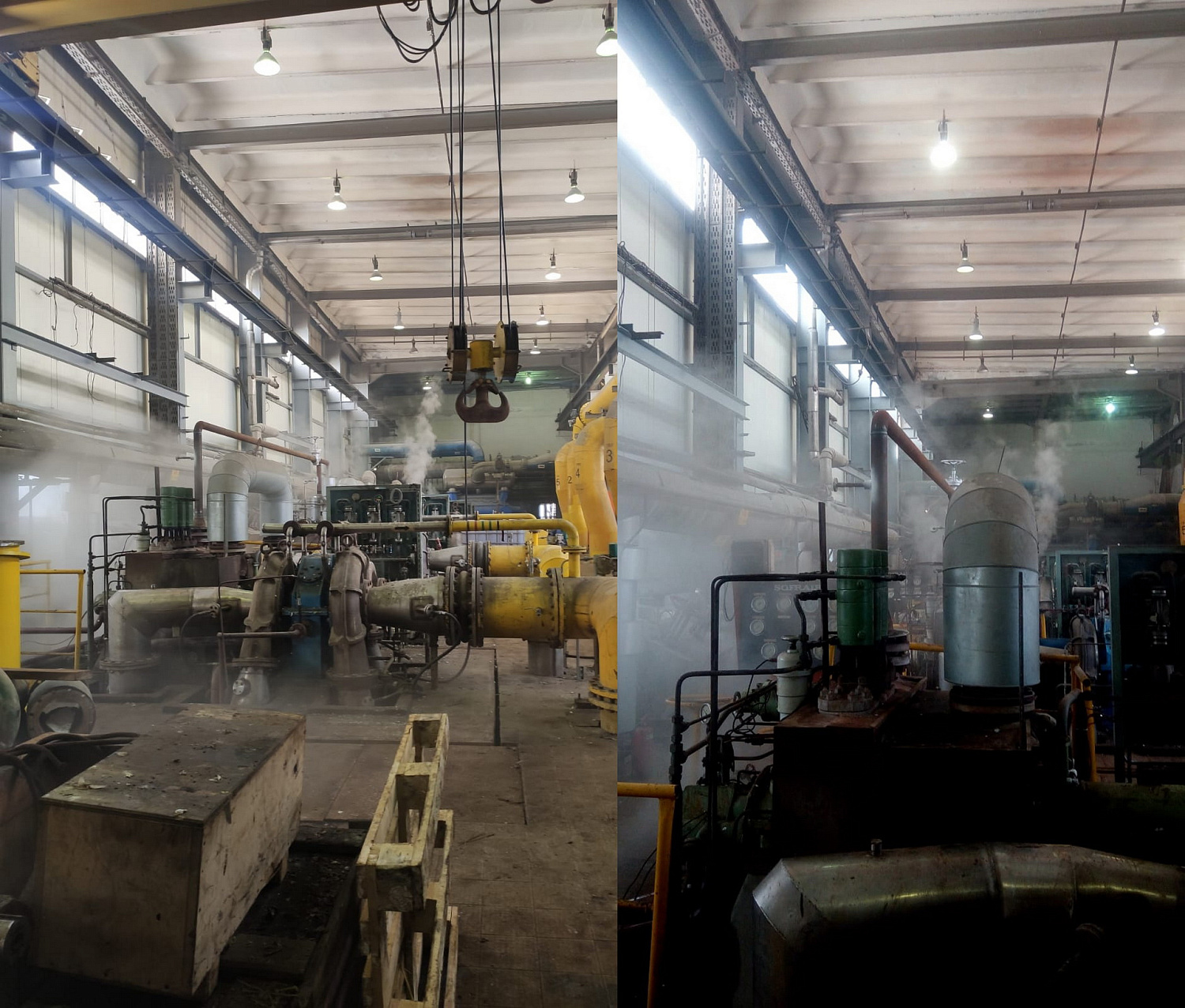 Bronya Classic + NF on the superheated steam pipeline of the TPP in Warsaw, Poland (photo+video)