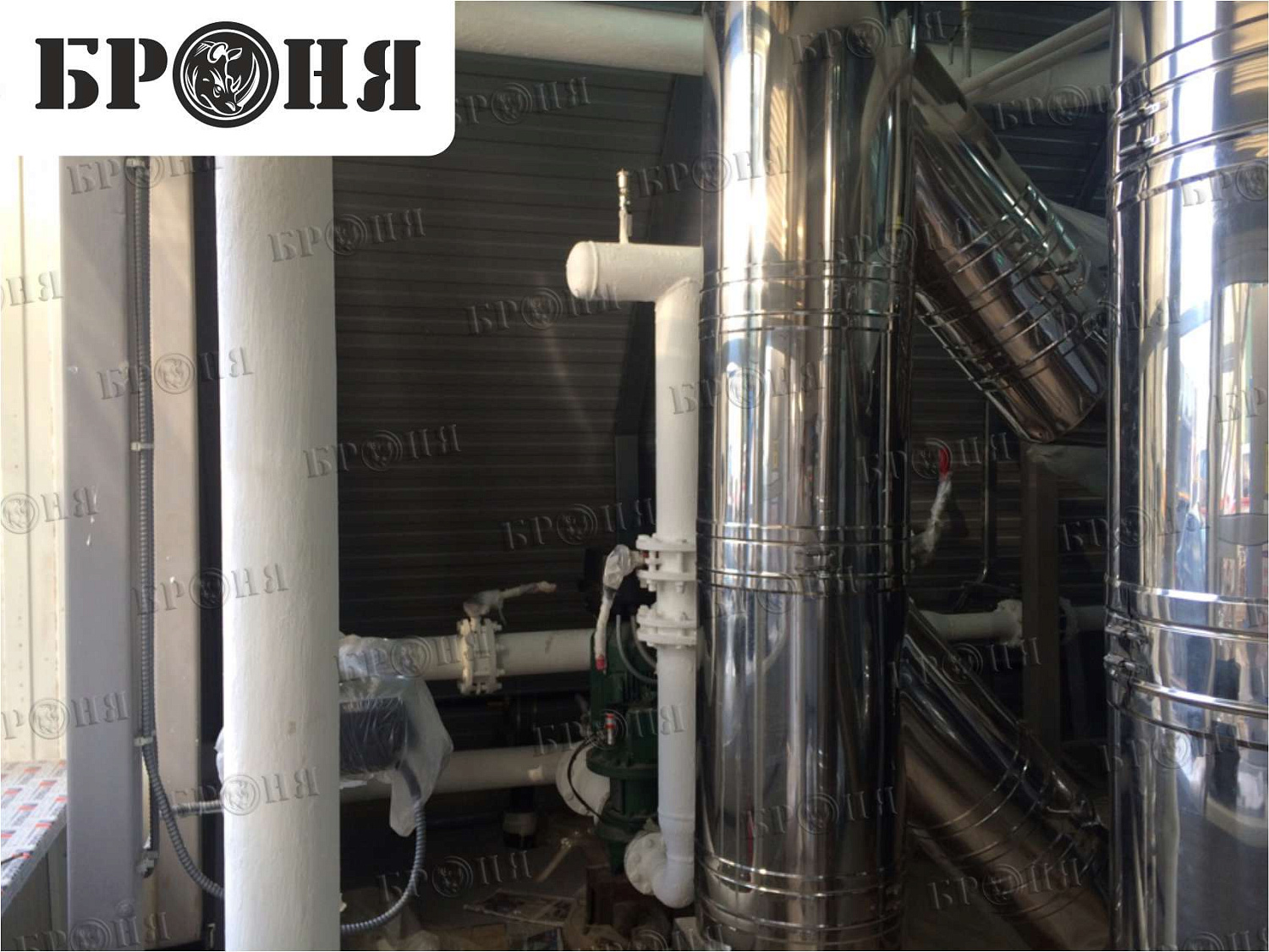  Moscow, pipeline of the autonomous boiler house of the production base of MOSGAZ JSC