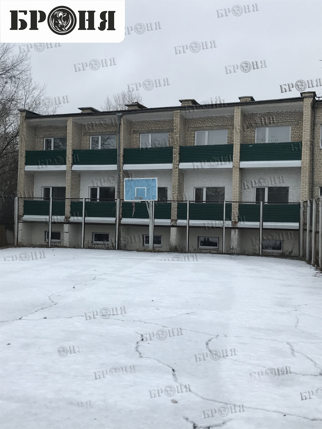 Теплоизоляции Броня Зима НГ на фасаде здания пансионата Волна в г. Тольятти Самарской области.