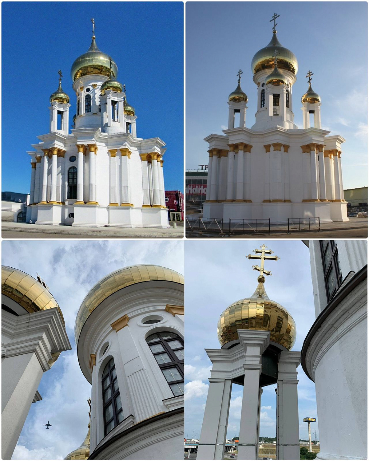 Bronya Facade NF on the walls of the Temple in honor of the Righteous Angelina of Serbia, Moscow