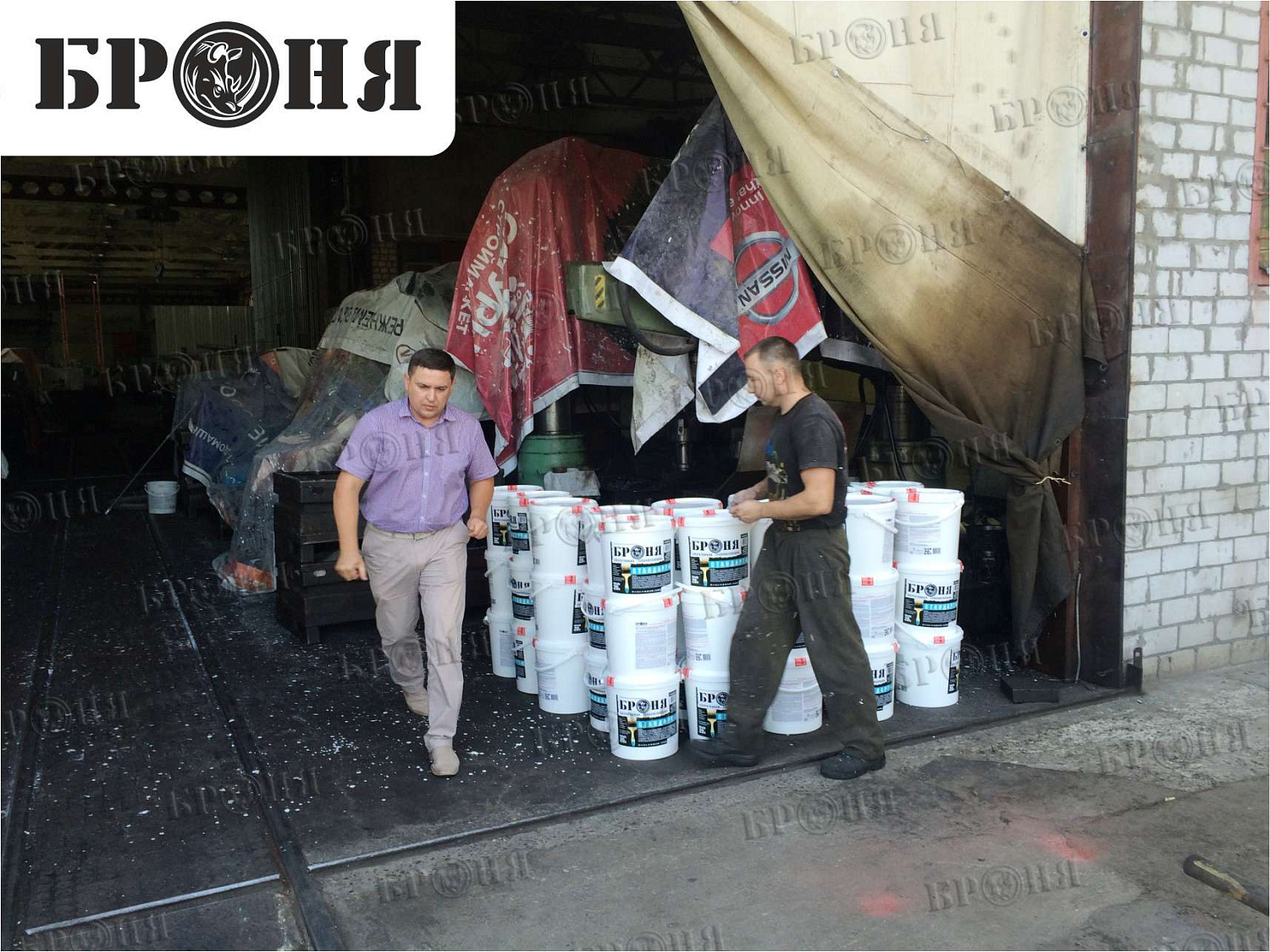 Volgograd, insulation of walls and ceiling of a metal products workshop