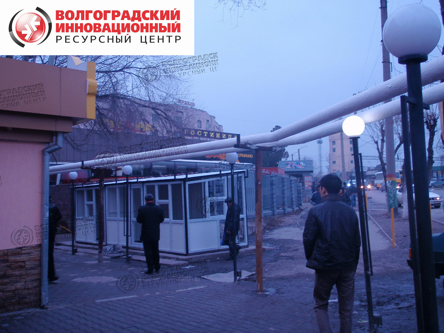 Казахстан Шымкент Привоказальная площадь