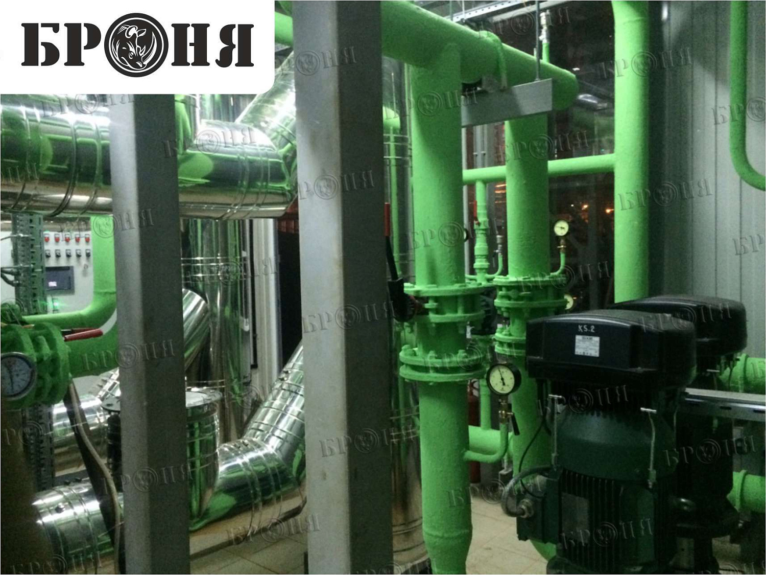  Moscow, pipeline of the autonomous boiler house of the production base of MOSGAZ JSC