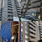 Bronya Facade, Wall and Light during the construction of an apartment building, Rostov (photo + video)