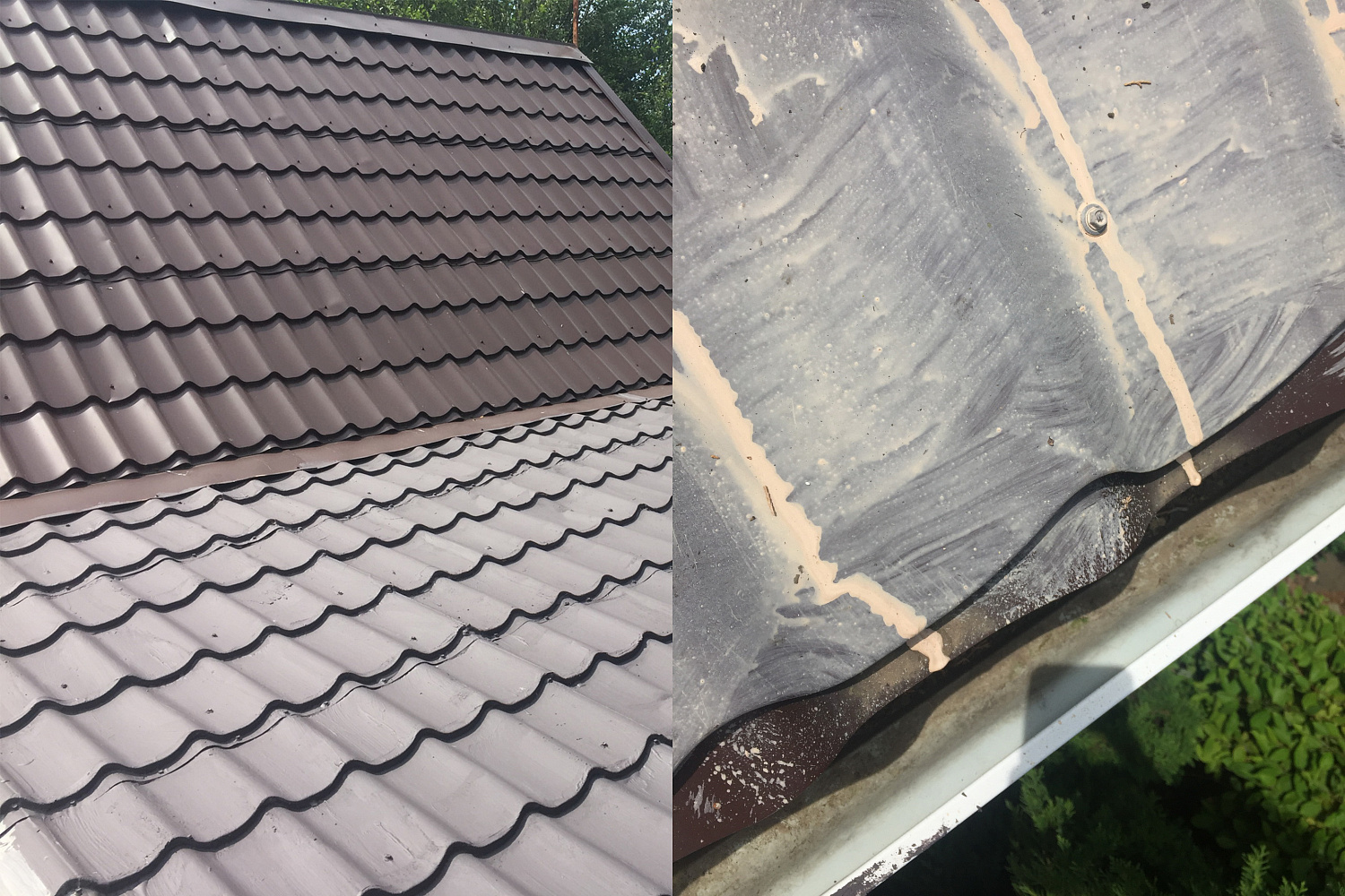 Roof waterproofing AquaBlok Effect of a private house in SNT Chaika, Volgograd
