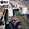 Astrakhan, chiller pipeline of the air conditioning system at the "Alimpic" shopping center