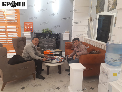 Bronya in the showroom, in the city of Nursultan