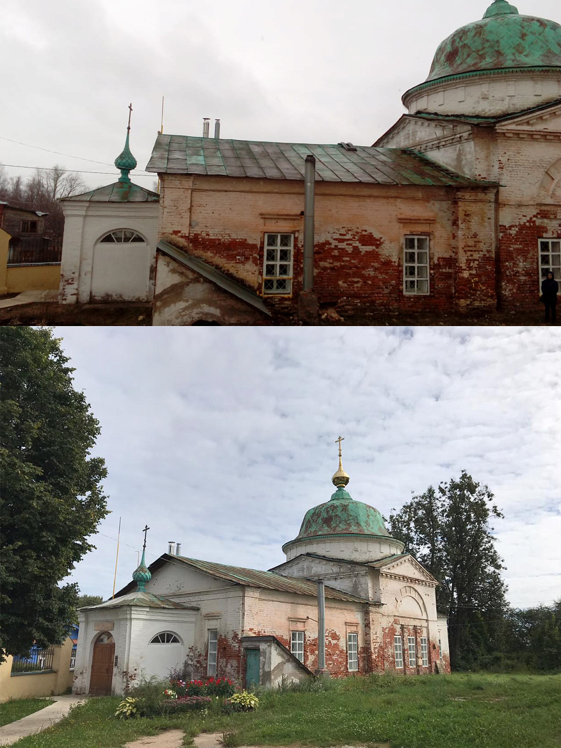 Броня Металл и Броня Акваблок на кровле Церкви Введение во храм Пресвятой Богородицы. г. Плёс, Ивановская обл (фото)