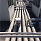 Astrakhan, chiller pipeline of the air conditioning system at the "Alimpic" shopping center