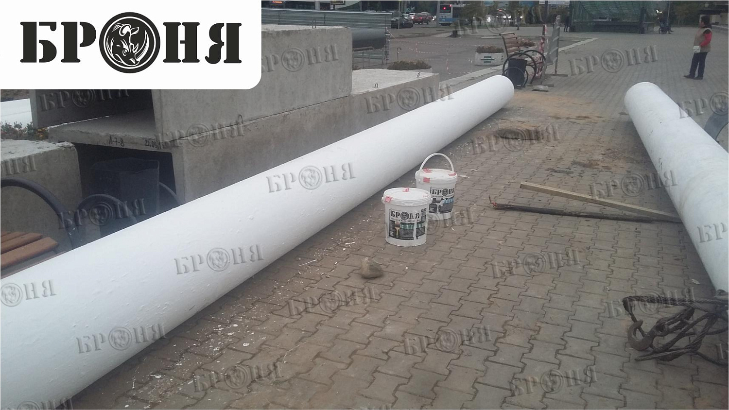 Алматы, трубопровод водоснабжения