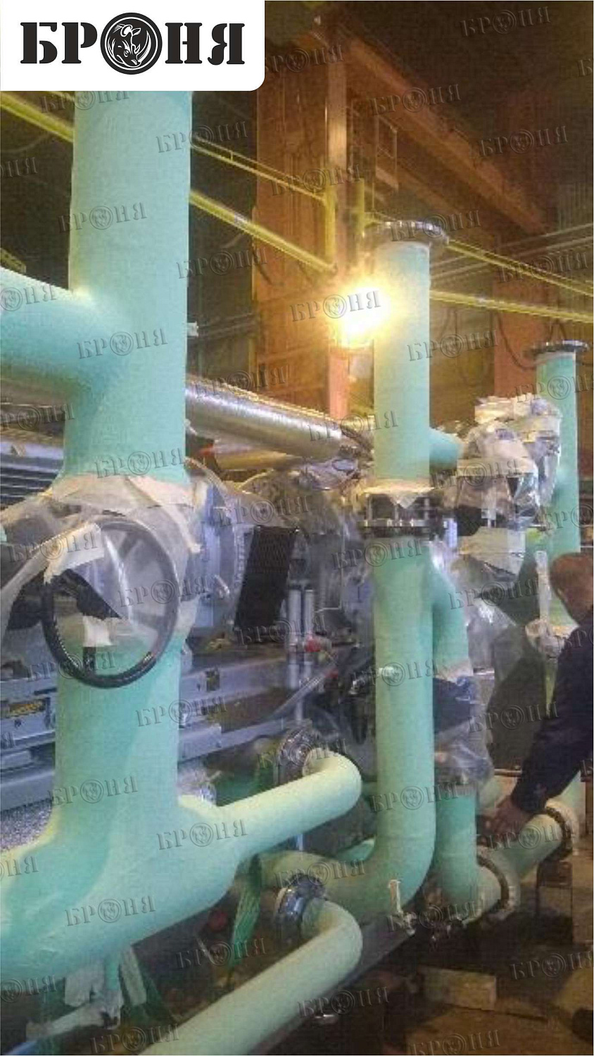  Finland, industrial gas purifier pipeline