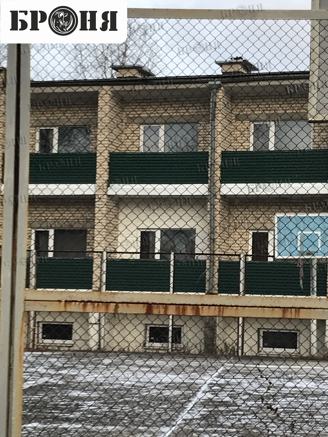 Теплоизоляции Броня Зима НГ на фасаде здания пансионата Волна в г. Тольятти Самарской области.