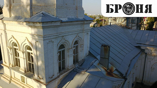 We are pleased to present you a very important and responsible object with the use of Bronya AquaBlock - the Temple of the Venerable Confessor Nikita of Midiki (Volgograd)