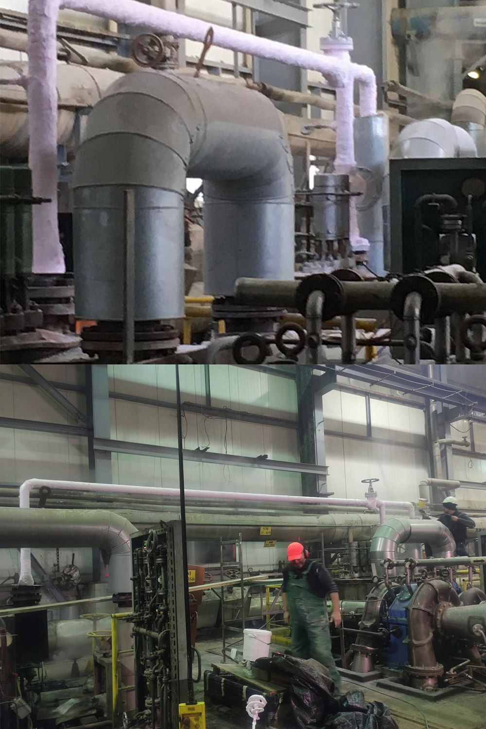 Bronya Classic + NF on the superheated steam pipeline of the TPP in Warsaw, Poland (photo+video)