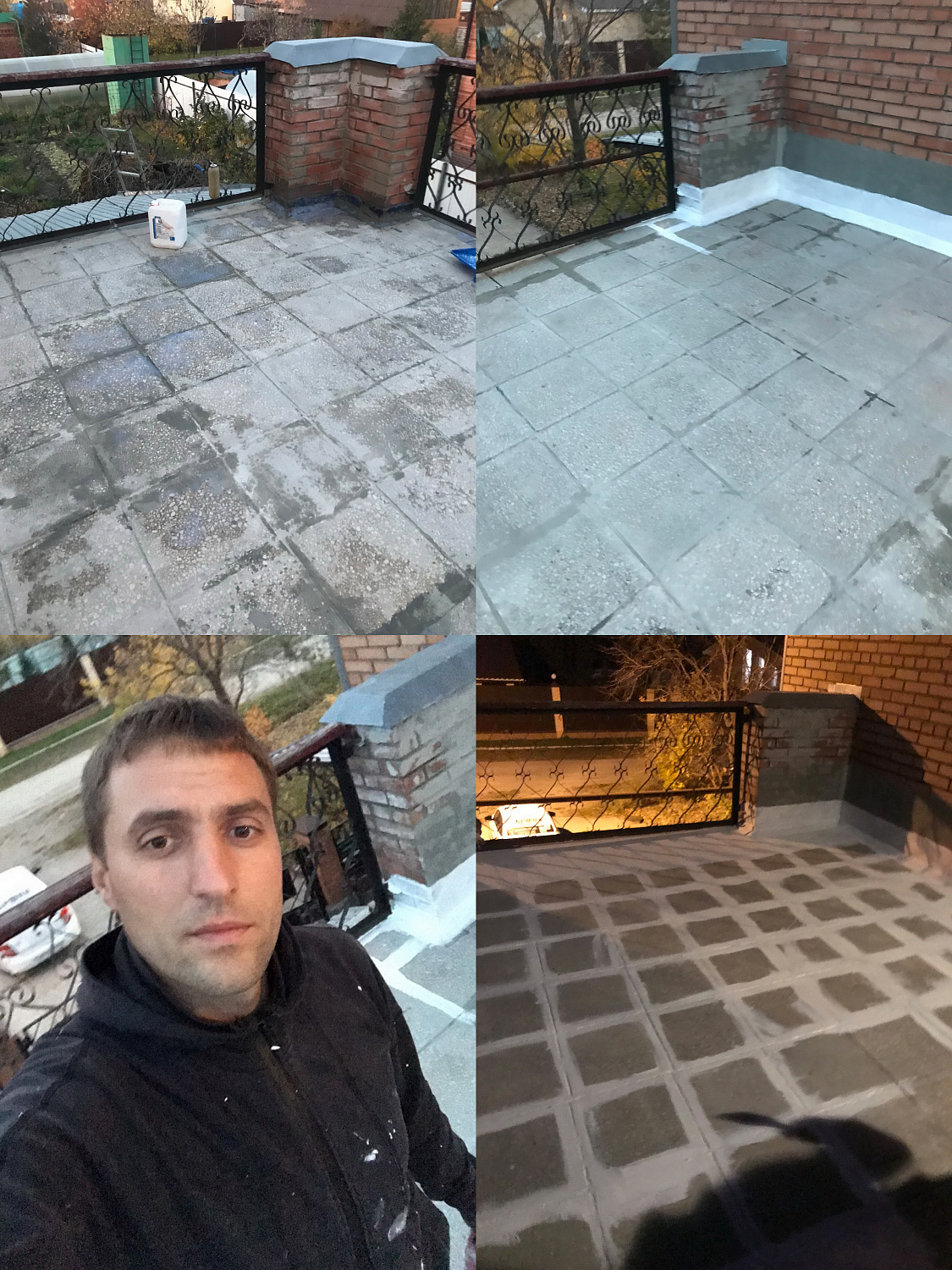 Bronya AquaBlok and Universal, waterproofing of the open terrace of a private house with. Zelenovka, Samara region (photo + video)