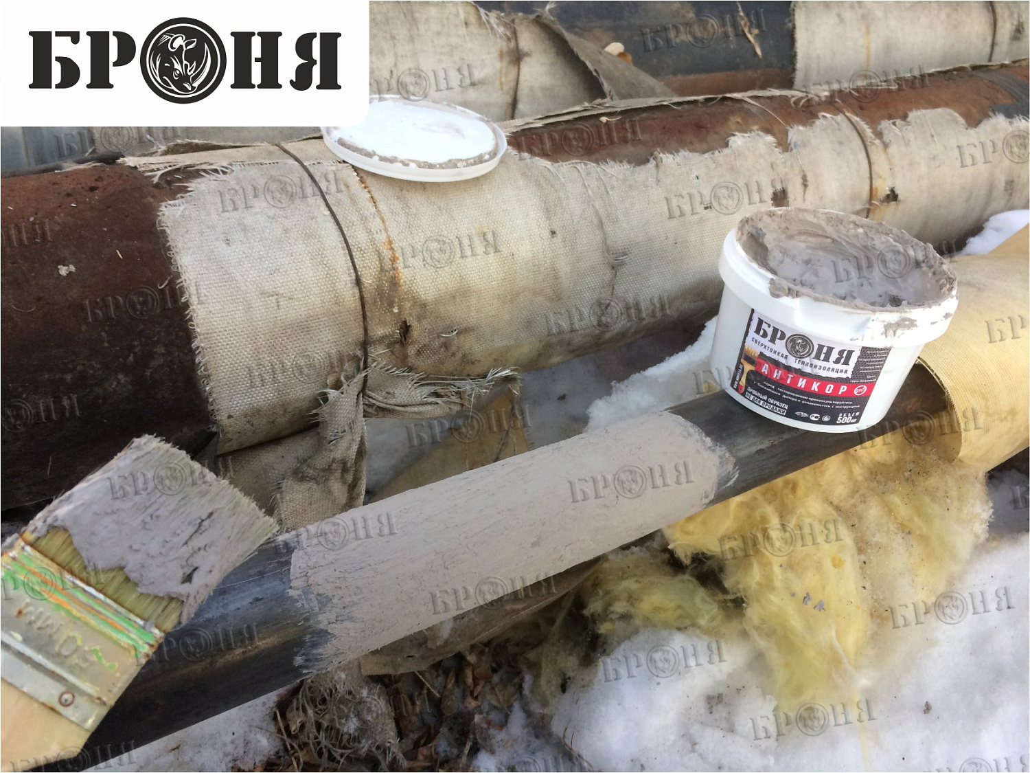Тестовые нанесения и демонстрация различных пленкообразующих модификаций для коммунальных служб в г. Тольятти