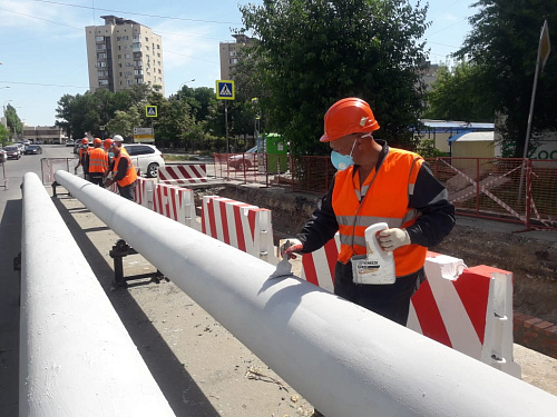 ВАЖНО! Сюжет на ТВ "В Волгограде трубы перед укладкой «заковывают в Броня»" старт большой работы по подготовке трубопроводов к отопительному сезону совместно с концессиями теплоснабжения!(РЕПОРТАЖ НА МУНИЦИПАЛЬНОМ ТЕЛЕВИДЕНИИ ВОЛГОГРАДА+фото нанесения )  