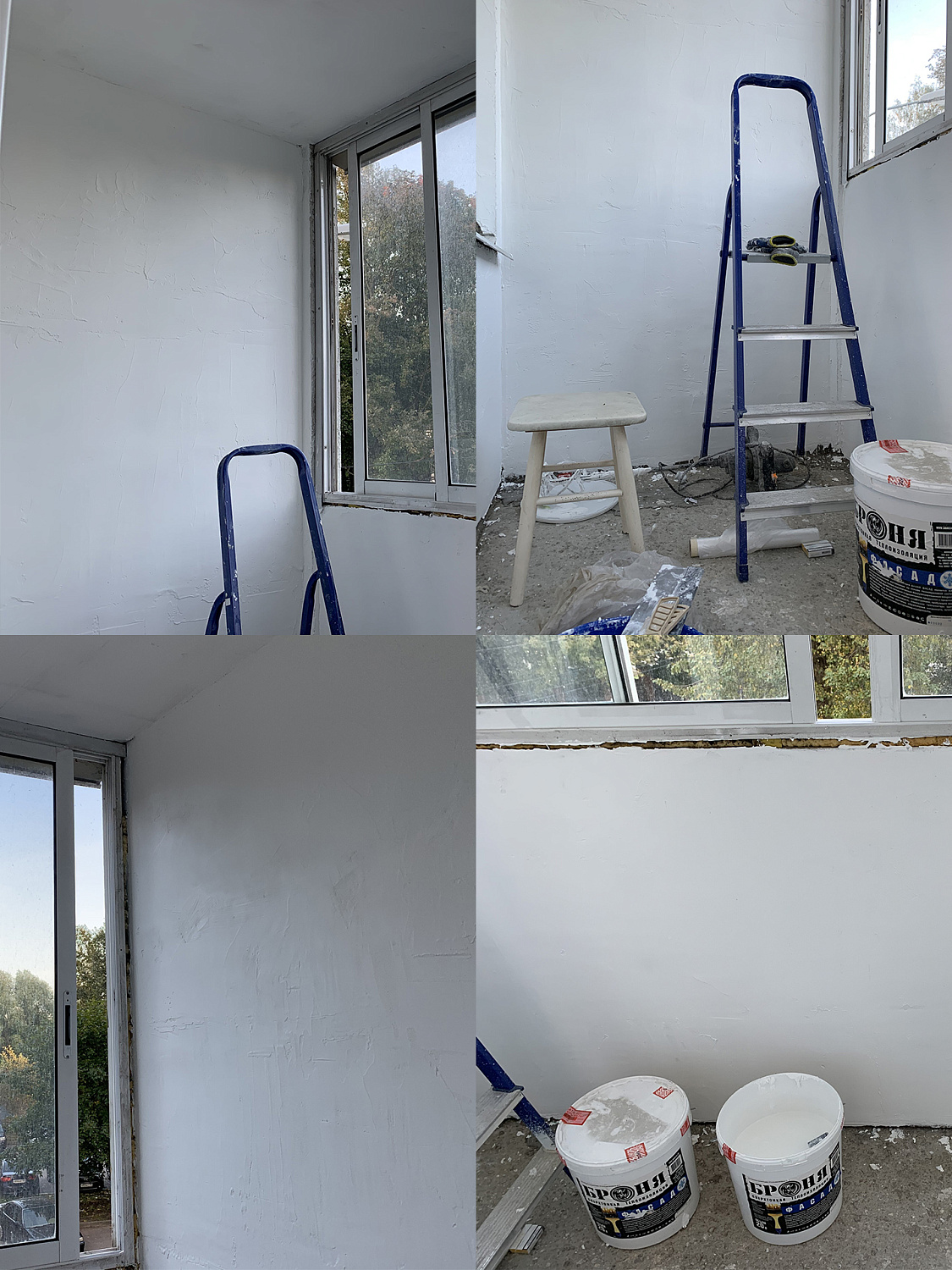 Thermal insulation of the loggia Bronya Facade + Bronya Light Dolgoprudny, Moscow region. (photo + video)