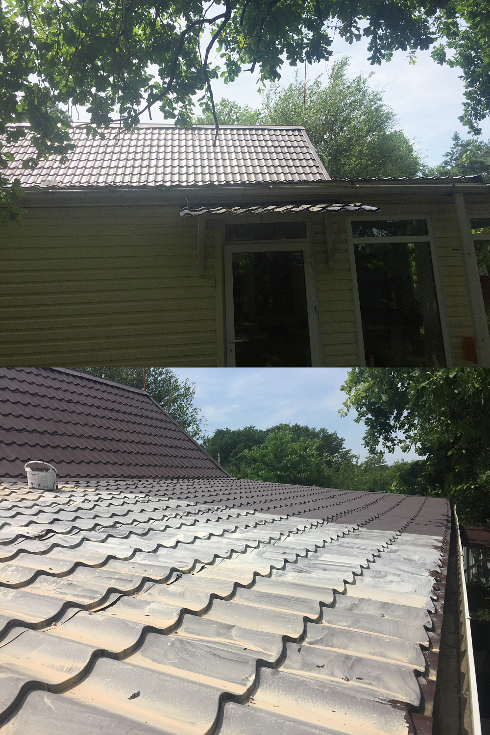 Roof waterproofing AquaBlok Effect of a private house in SNT Chaika, Volgograd