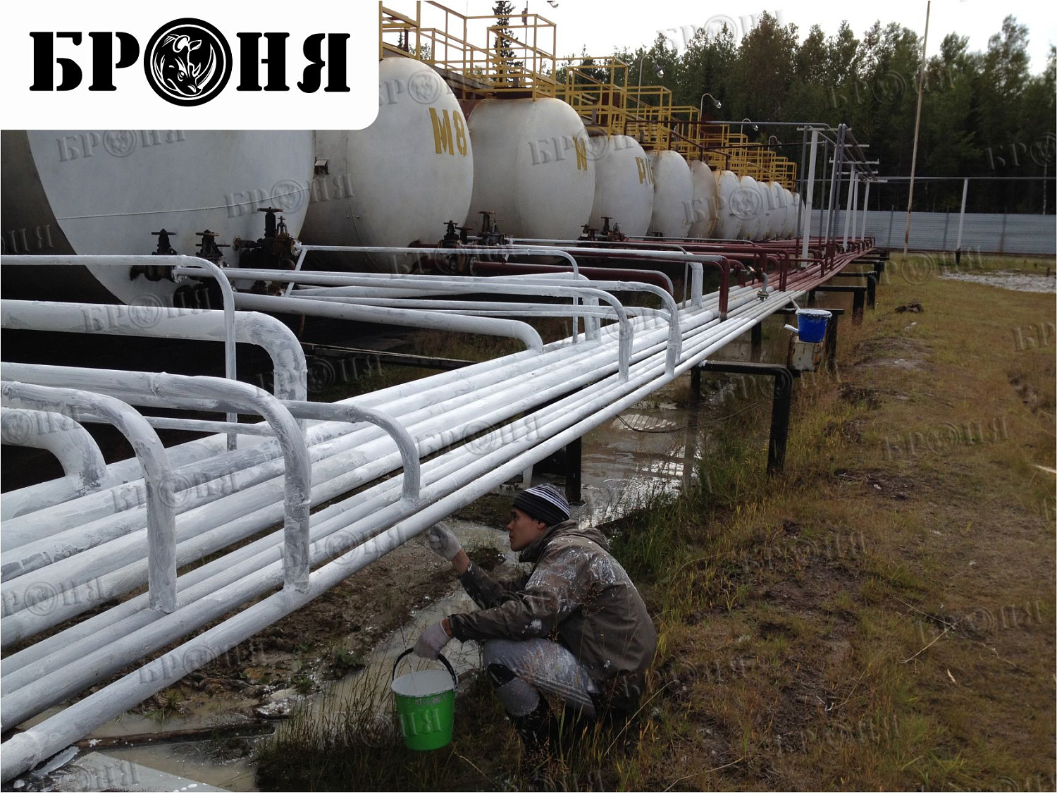 ХМАО, емкостное оборудование и трубопровод нефтеперерабатывающего завода