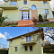Thermal insulation of two-story cottage with "Bronya Fasad NF", Hungary (photos, video)