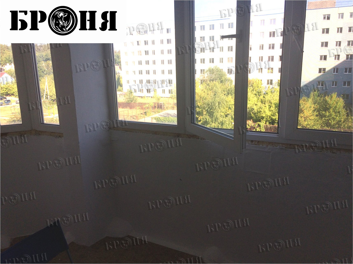 Тольятти, Броня Стена при утеплении лоджии