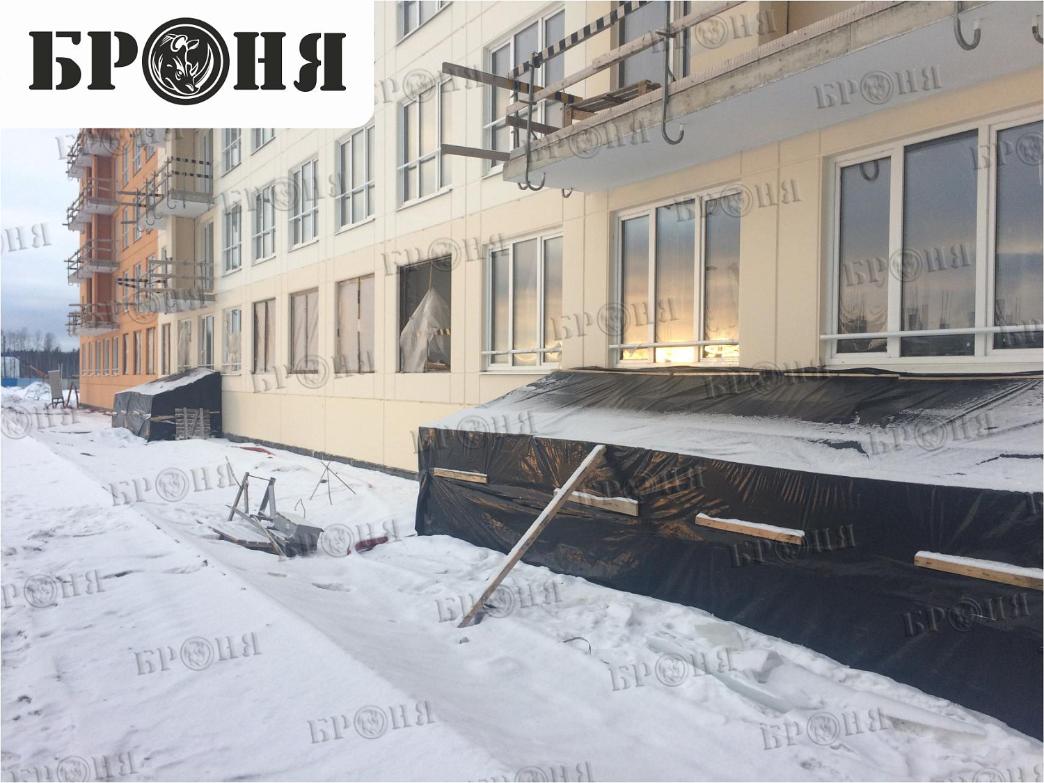 Санкт-Петербург, утепление фасада и лоджий