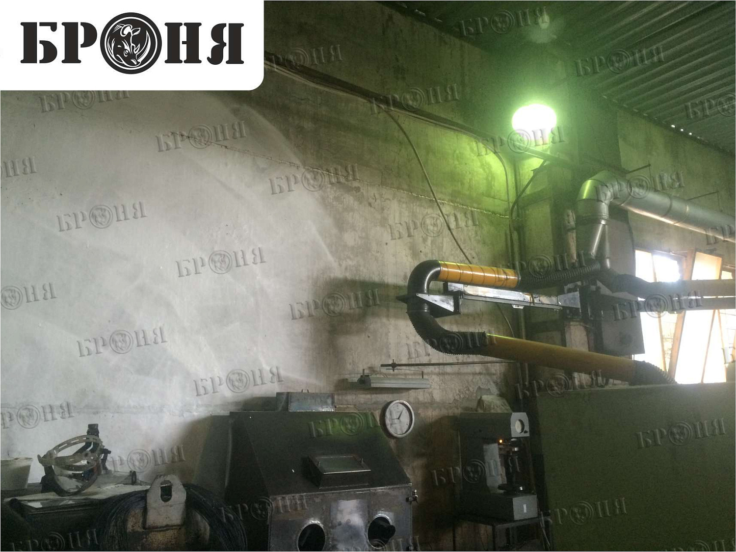 Volgograd, insulation of walls and ceiling of a metal products workshop