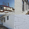 Application of Bronya Winter on the walls of the post EC st. Toksovo, "October Russian Railways", Leningrad region