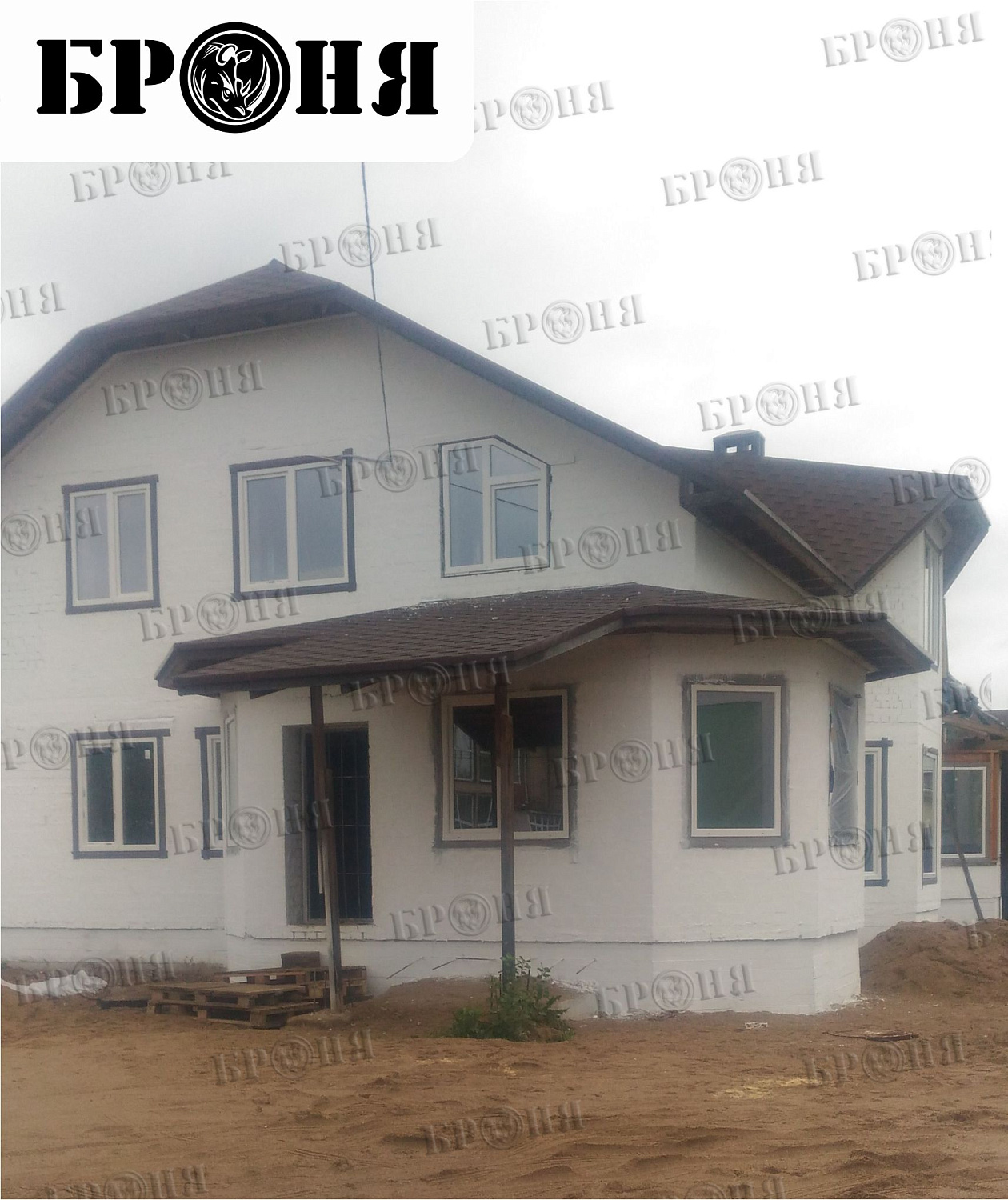 Череповец, фасад частного дома Броня Фасад